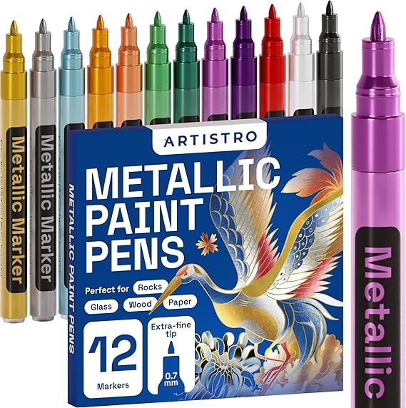 Tooli-Art Acrylic Paint Pen 19 Set Essentials Rock Painting