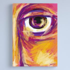 "Boring Brown Eyes" Canvas Print