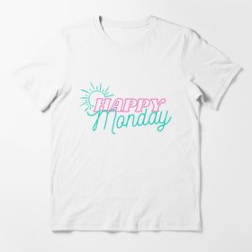 "Happy Monday" [White] Merch