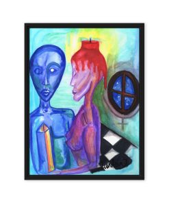 “Plutonic” Framed Canvas