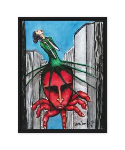 “Strawbury” Framed Canvas