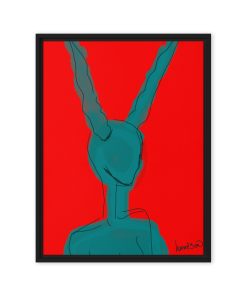 “Markhor” Framed Canvas