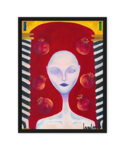 “P.O.P (Power of the Priestess) Art” Framed Canvas