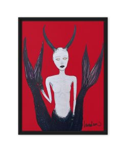 “Capricorn Rising” Framed Canvas