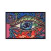 “Psychedelic Portal” Framed Canvas