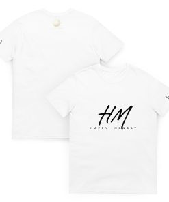 “Happy Monday” [Black Logo] Short-Sleeve Unisex T-Shirt