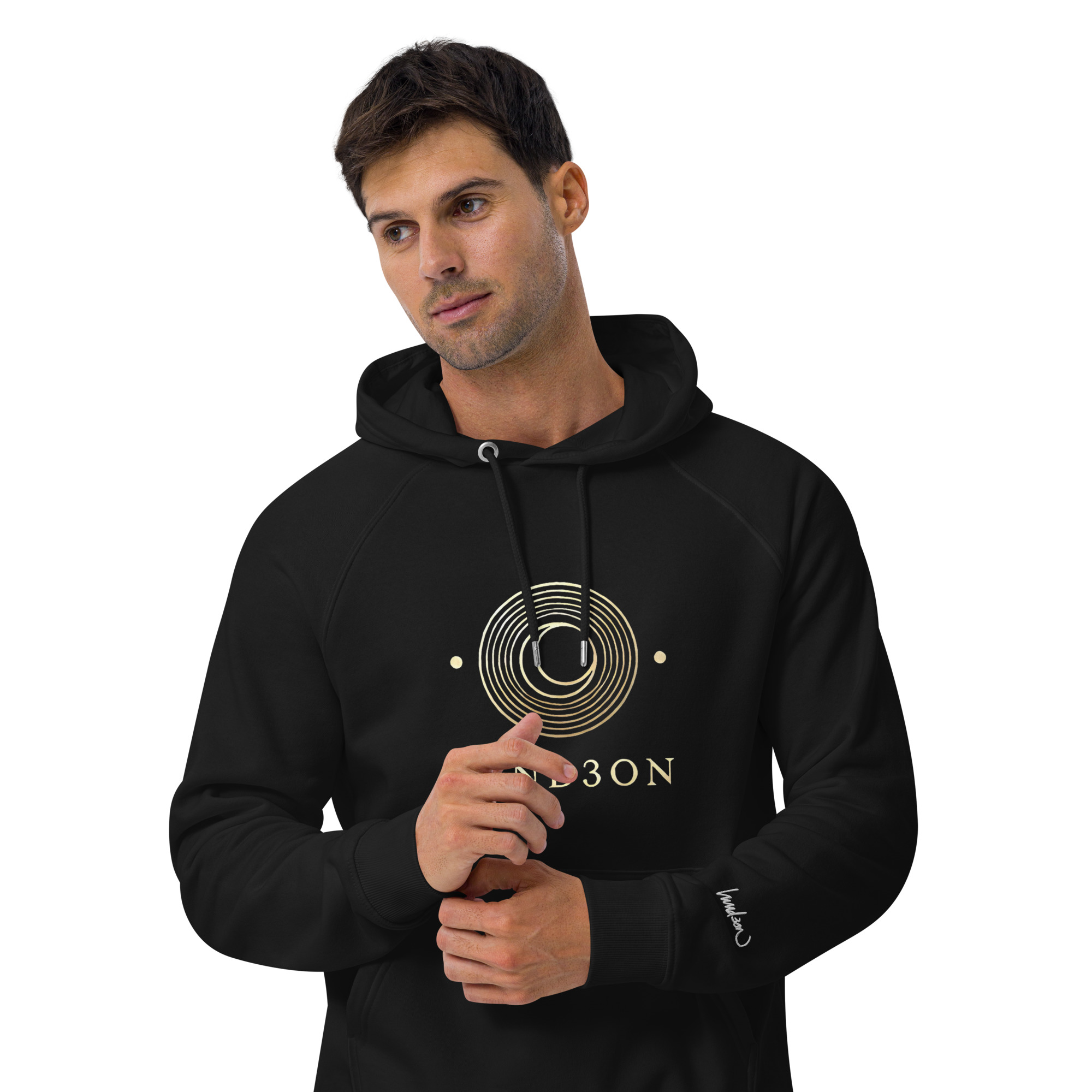 unisex-eco-raglan-hoodie-black-front-3-69106a4ae85a0.jpg