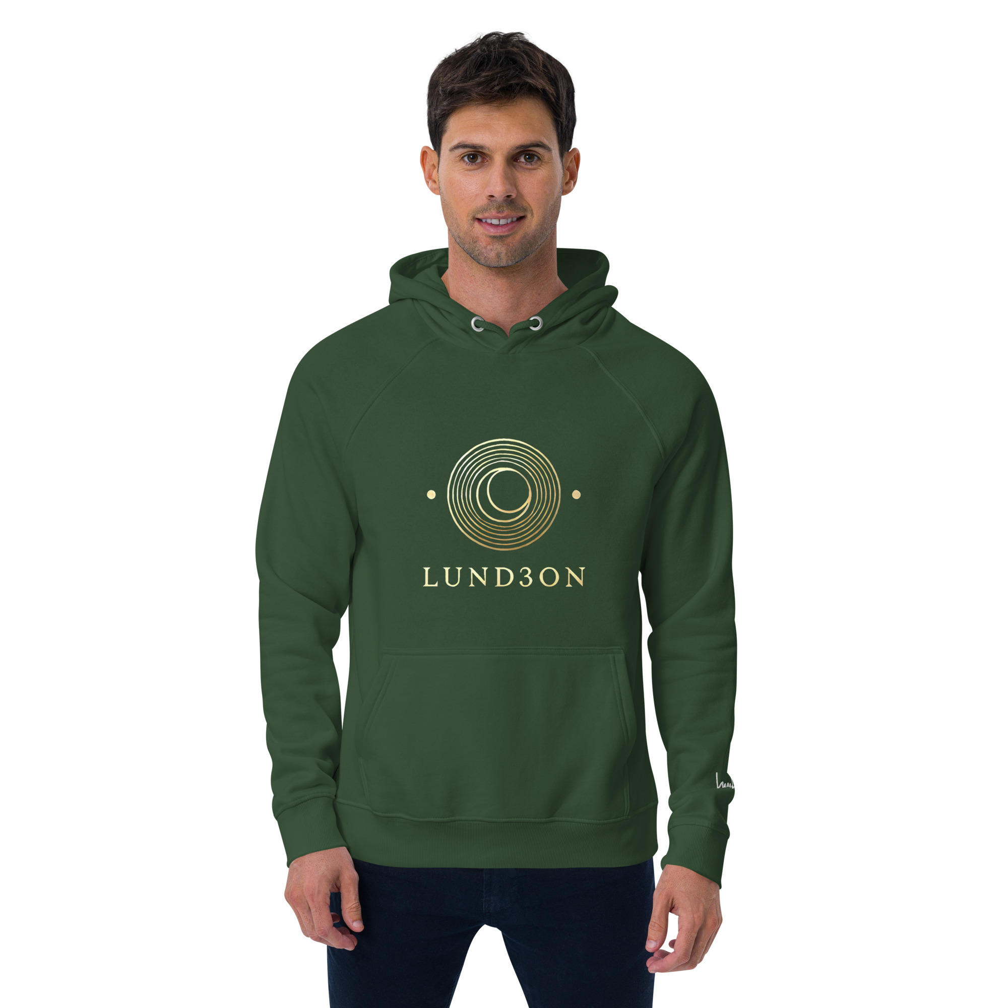 unisex-eco-raglan-hoodie-bottle-green-front-69106a4aefbda.jpg