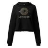 Lund3on Logo Crop Hoodie