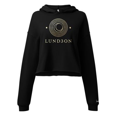 Lund3on Logo Crop Hoodie
